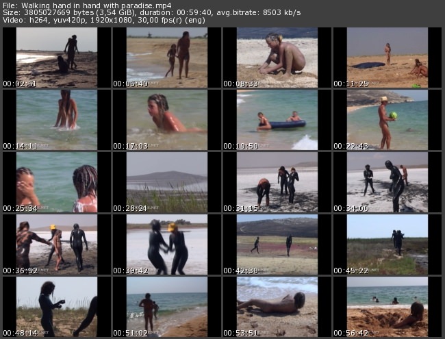 Walking hand in hand with paradise nudism Walking hand in hand with paradise nudism