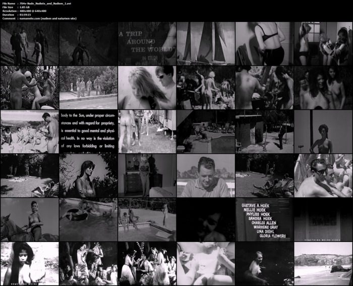 Artistic retro film about the culture of nudism in the United States Artistic retro film about the culture of nudism in the United States