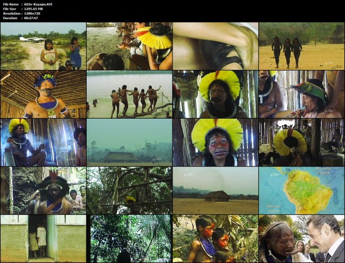 Kayapo - Native Indians of Eastern Brazil [Naturism Naked Tribe]